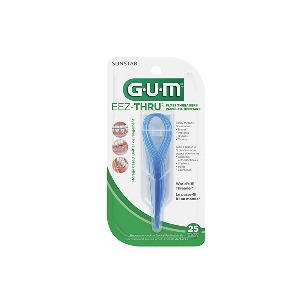 GUM 유아치실 치과 이지쓰루 치실고리 840(25p)
